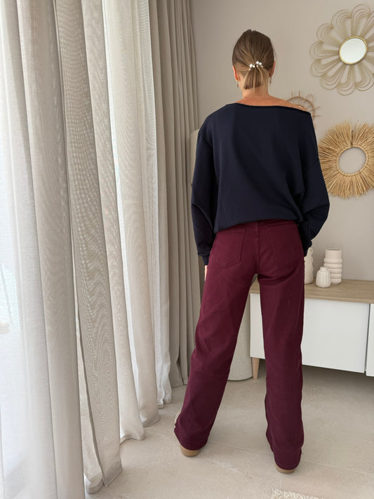 Mila Jeans Bordeaux