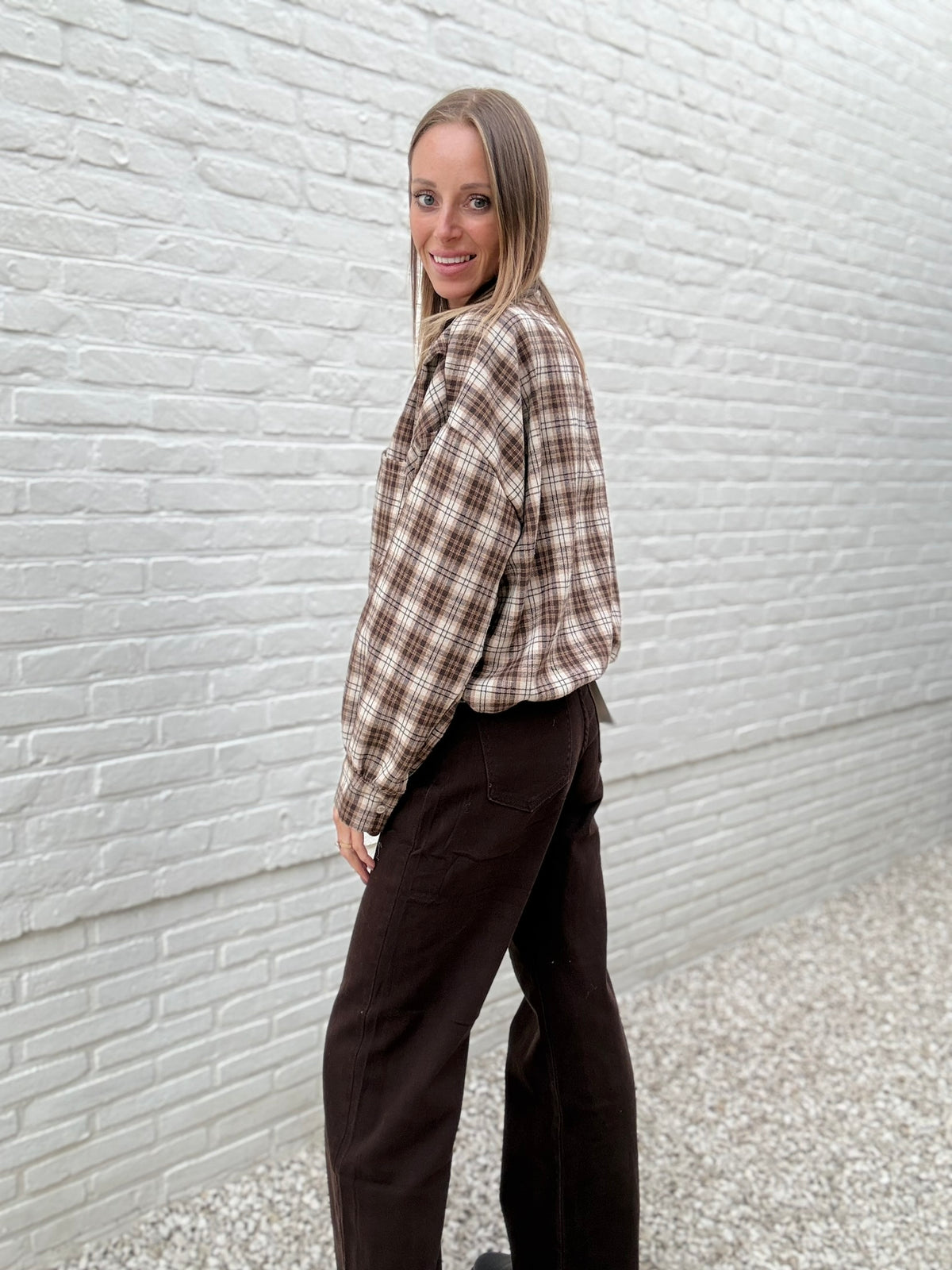 Mila Jeans Donkerbruin