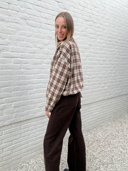 Mila Jeans Donkerbruin