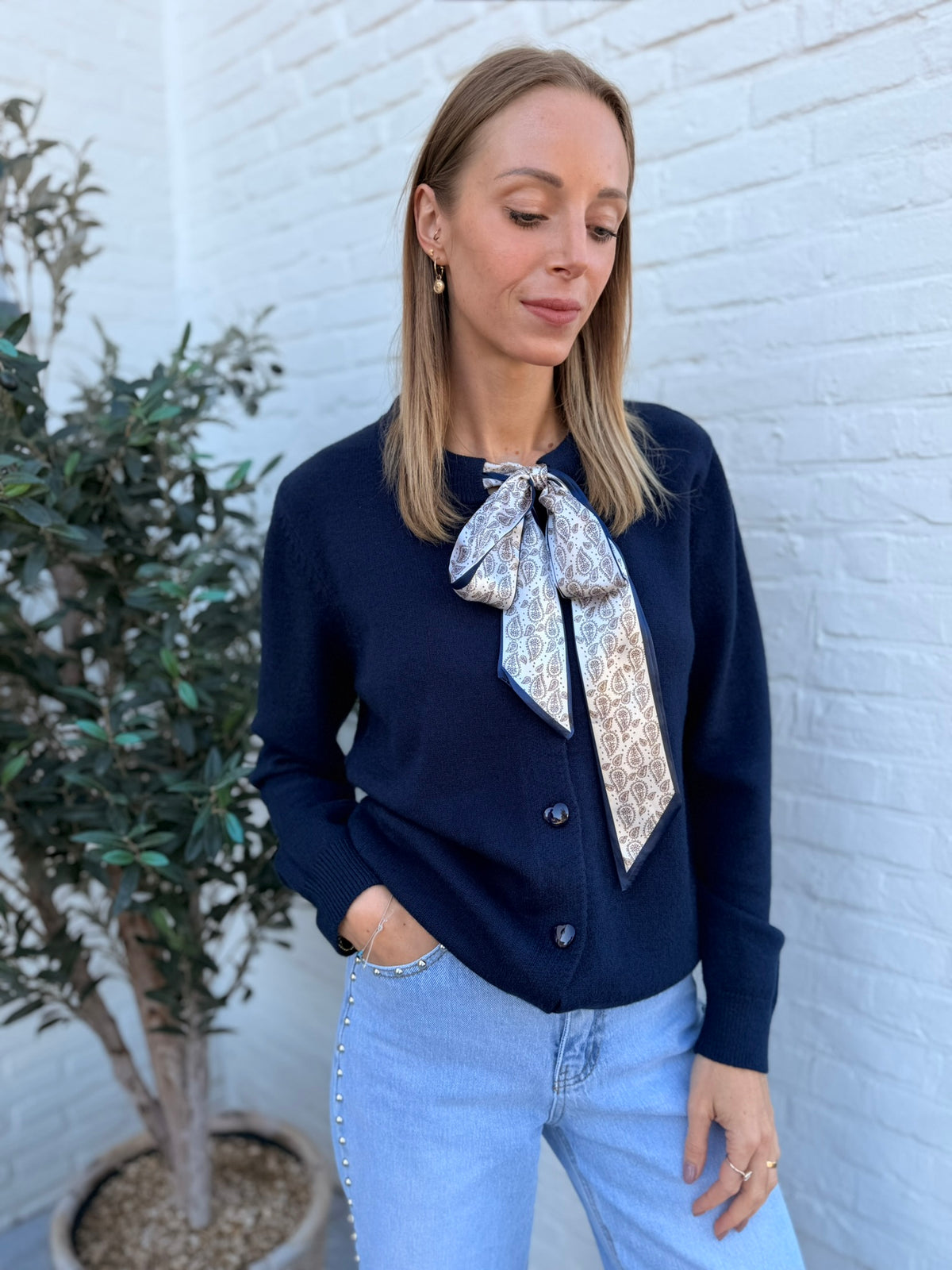Vicky Pull Donkerblauw