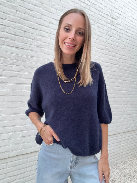 Rosie Top Donkerblauw