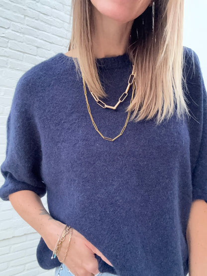 Rosie Top Donkerblauw