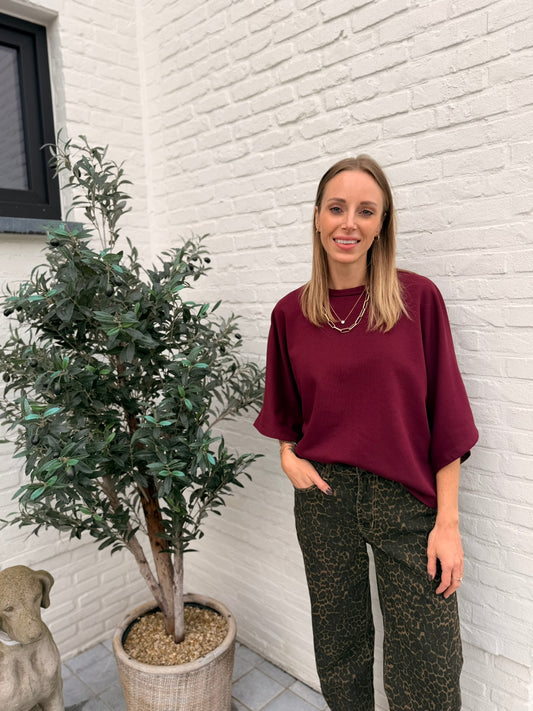 Odette Top Bordeaux