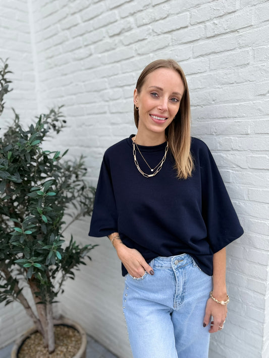 Odette Top Navy