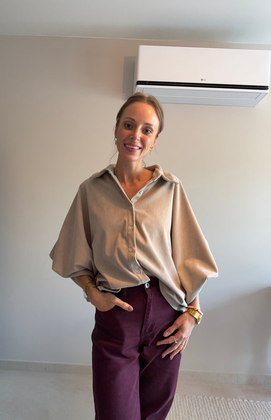 Jackie Blouse Beige