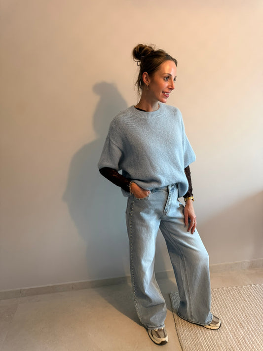 Rosie Top Lichtblauw