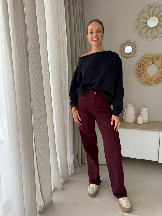 Mila Jeans Bordeaux